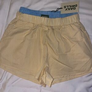 Daily Drills double strap poplin yellow stripe XS/S